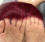 Straight/Body Wave/Deep Wave/Water Wave Burgundy 99j 13x4 Transparent Lace Frontal Wig 180% Density