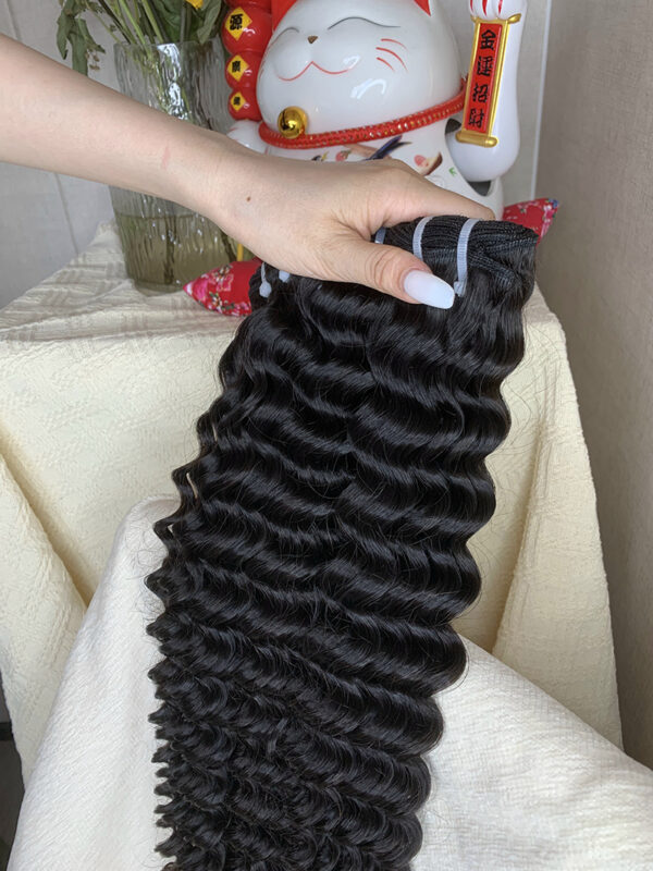 3 Bundles Deep Wave + 5x5 HD Lace Closure Invisible Lace Top Quality Premium Hair