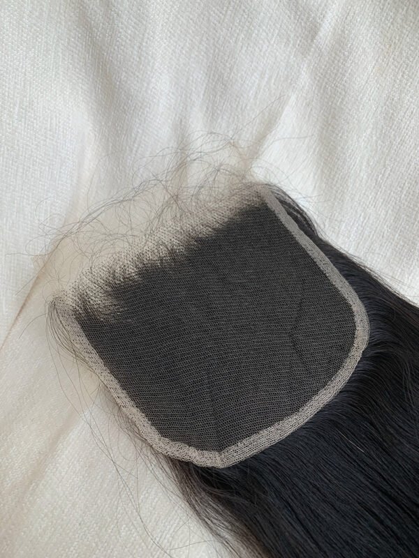 3 Bundles Straight + 5x5 HD Lace Closure Invisible Lace Top Quality Premium Hair