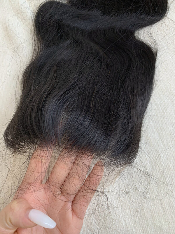 Body Wave 14A Top Burmese HD Closure Frontal with Pre Plucked with Baby Hair Natural Color