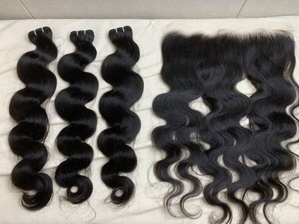 3 Bundles Bodywave + 13X4/13X6 HD Lace Closure Invisible Lace Top Quality Premium Hair