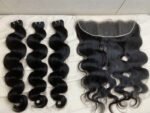 3 Bundles Bodywave + 13X4/13X6 HD Lace Closure Invisible Lace Top Quality Premium Hair