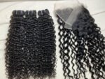 3 Bundles Water Wave + 13X4/13X6 Transparent Lace Closure Invisible Lace Top Quality Premium Hair