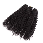 Deep Wave Seamless Tape in Natural Black Hair Extensions 100% Real Human Hair