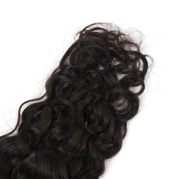 Water Wave Seamless Tape in Natural Black Hair Extensions 100% Real Human Hair
