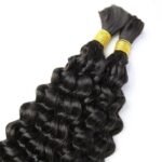 Water Wave Natural Black Bulk Hair 100% Unprocessed Human Hair